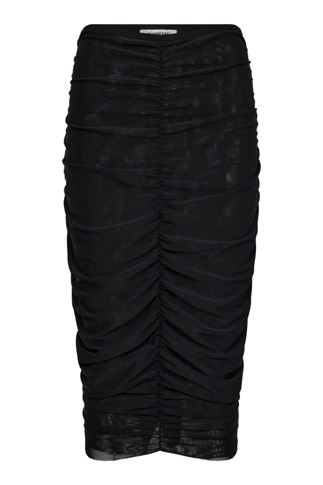 Forudbestilling - Co´couture - Reagancc Ruched Skirt 34174 - 96 Black Nederdele