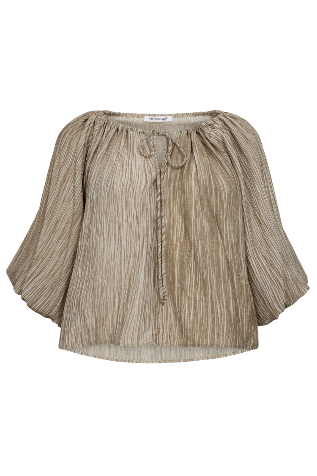 Forudbestilling - Co´couture - Softcc Dye Puff Blouse 35492 - 154 Walnut Skjorter