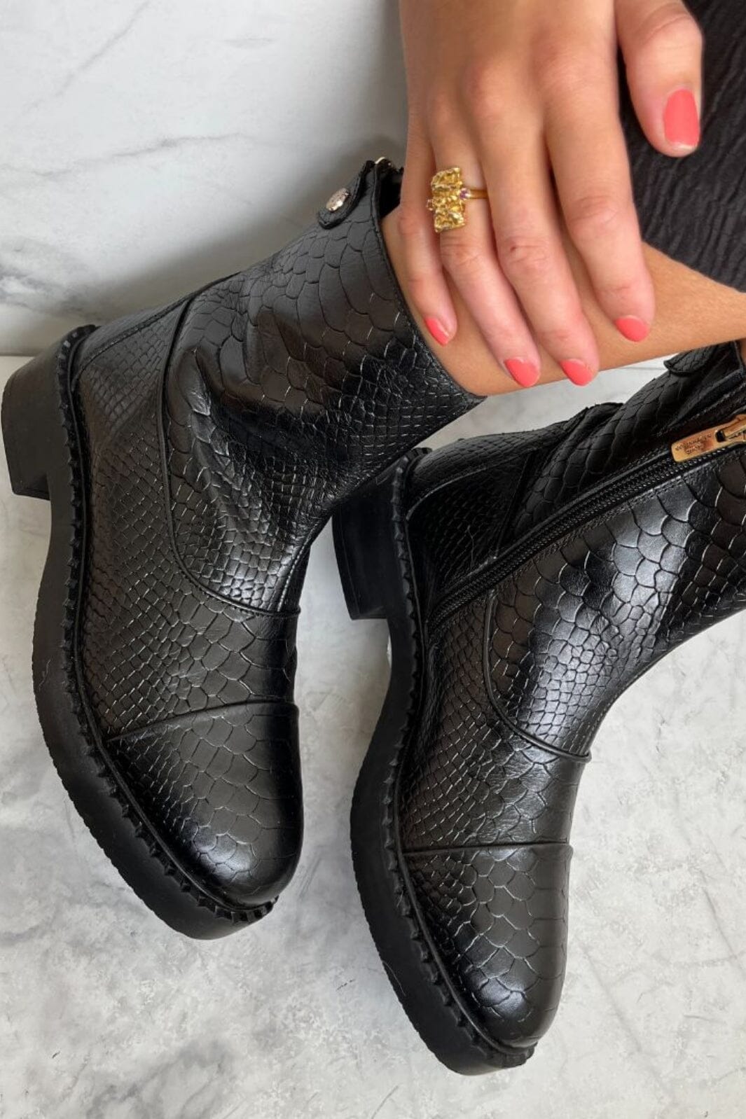 Forudbestilling - Copenhagen Shoes - Amie Boots - 0001 Black Støvler