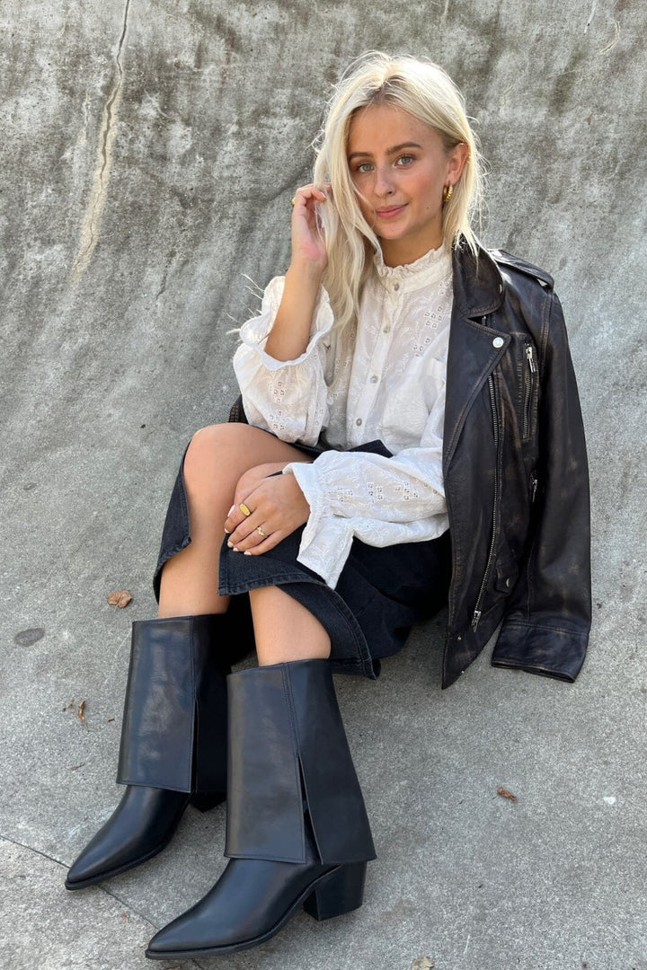 Forudbestilling - Copenhagen Shoes - Falling High/Pre Order. Del End Sept - 0001 Black Støvler