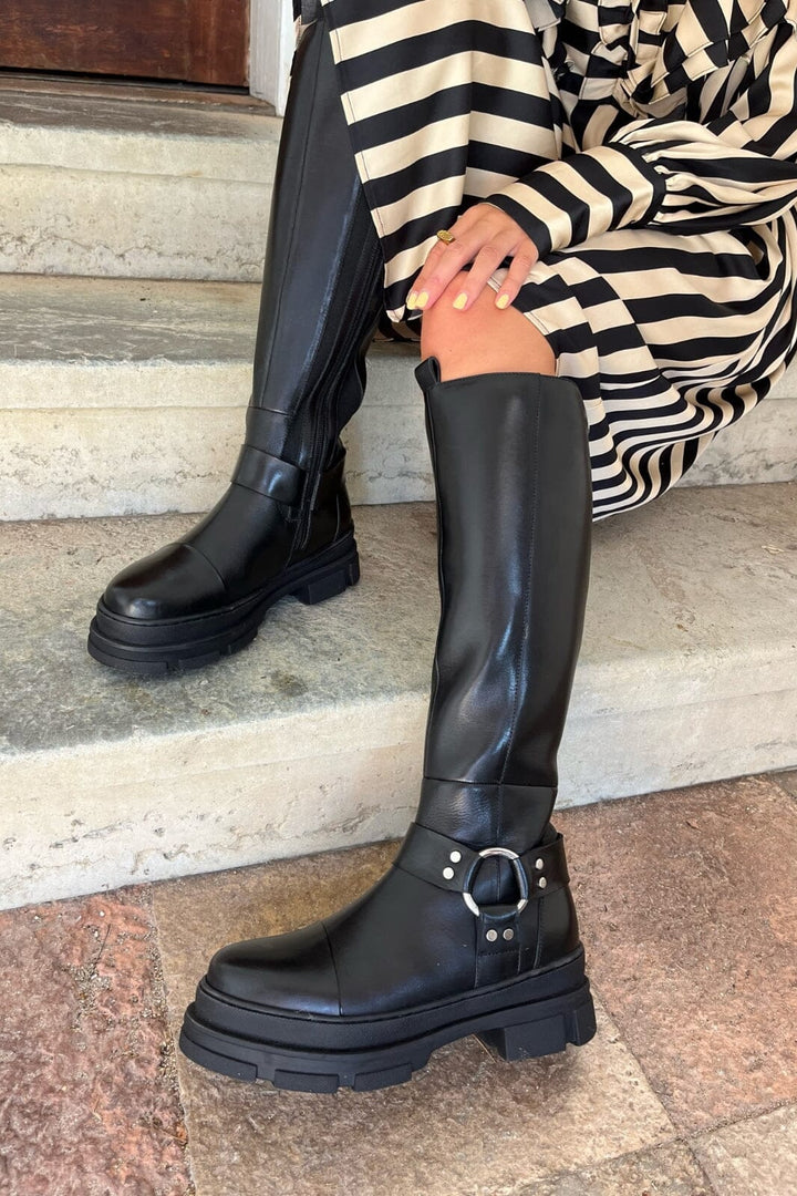 Forudbestilling - Copenhagen Shoes - Follow And Rock - 0001 Black Støvler