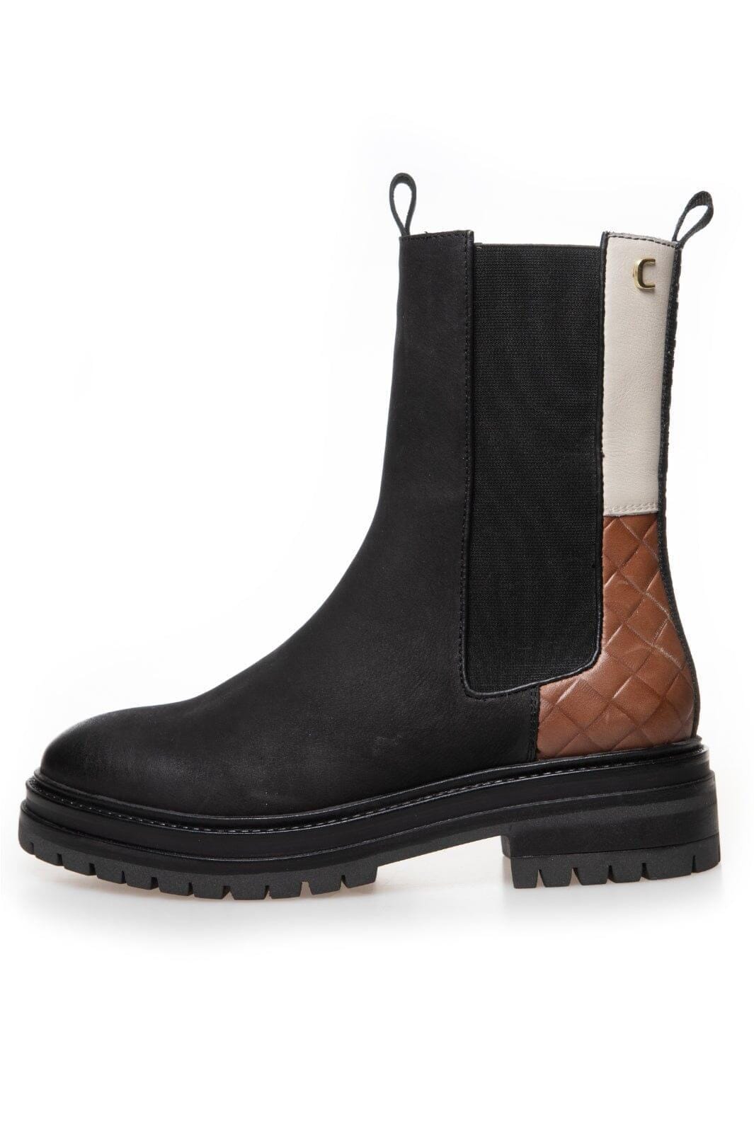 Forudbestilling - Copenhagen Shoes - It'S A Kind Of Magic - 2201 Black/Brown/Beige Støvler