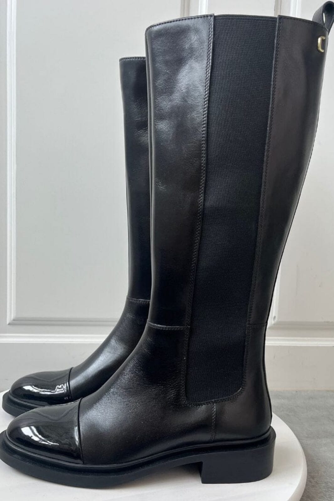 Forudbestilling - Copenhagen Shoes - The Love Boot Patent / Toe - 0001 Black Støvler