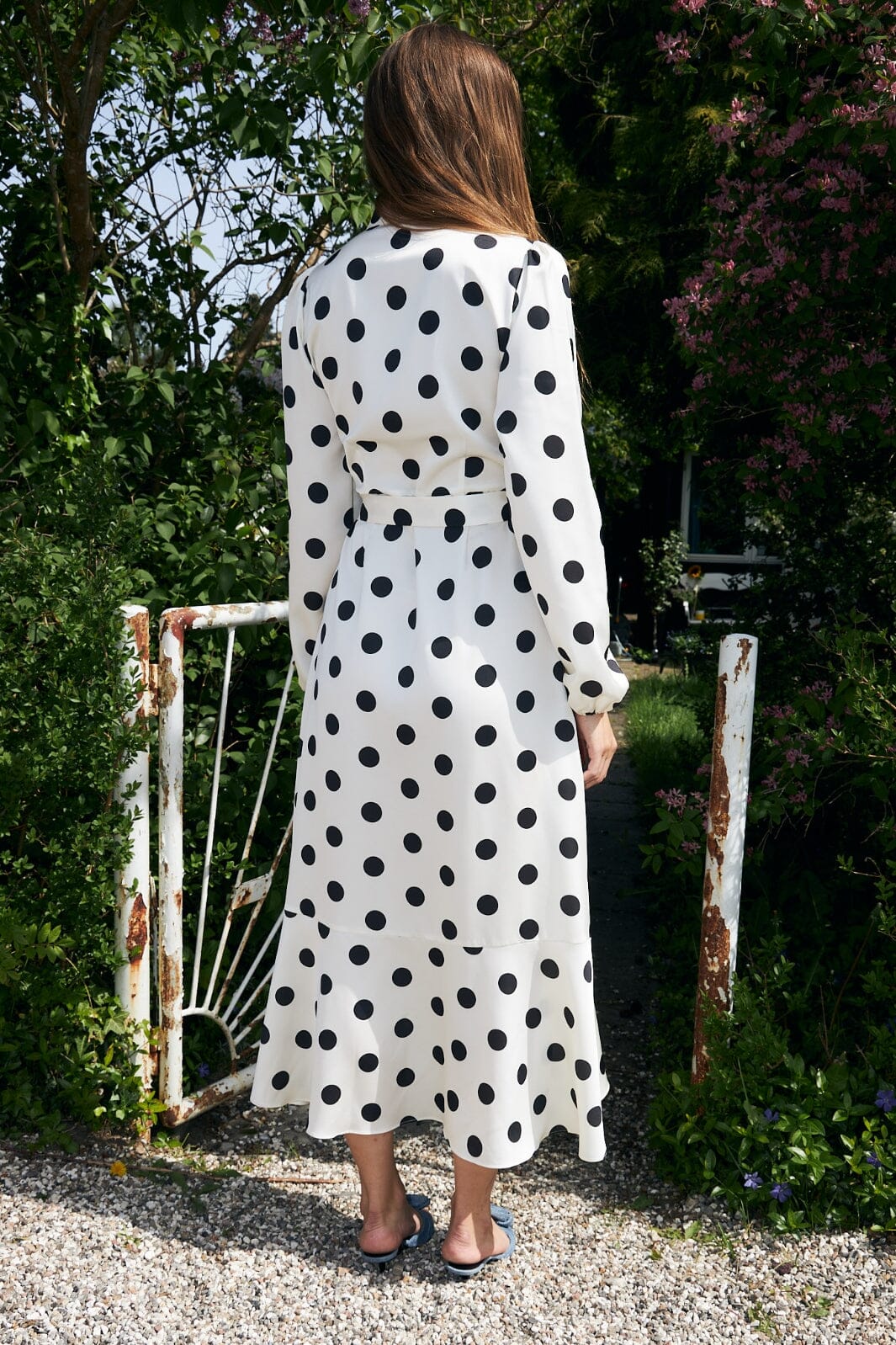 Cras - Lara Dress C1687 - 8139 Lily White Dot