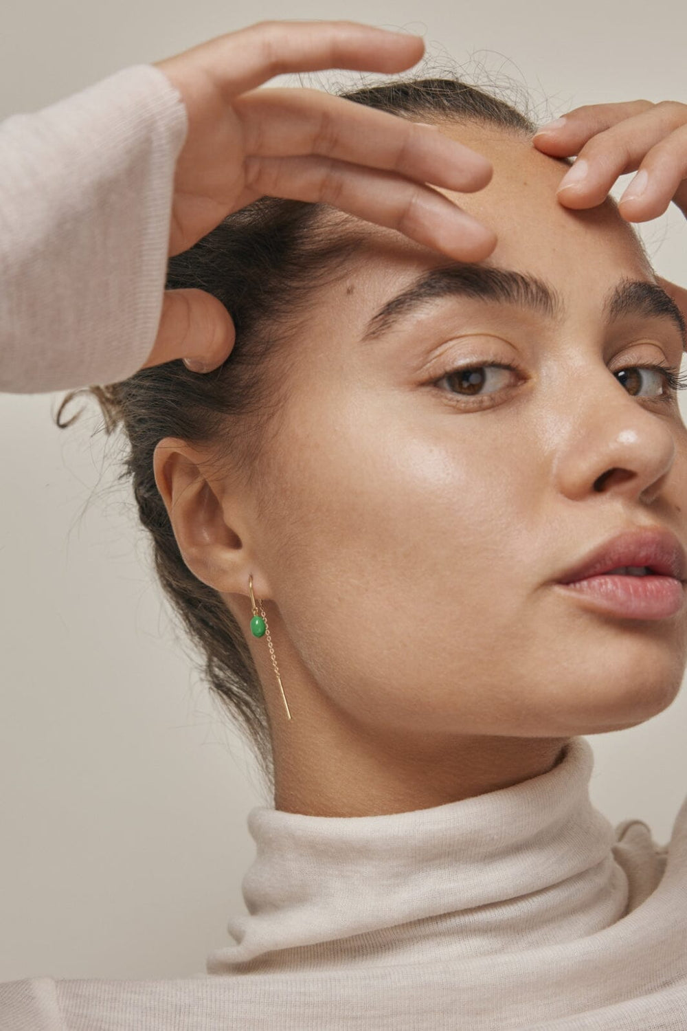 Enamel Copenhagen - Earrings, Eleanor E280GM - Grass Green