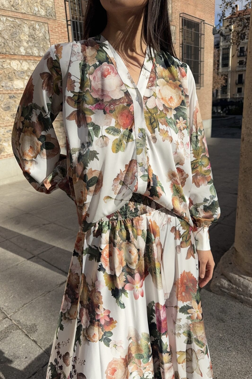 Forudbestilling - Karmamia - Amelia Shirt 2128 - Summer Bloom Skjorter