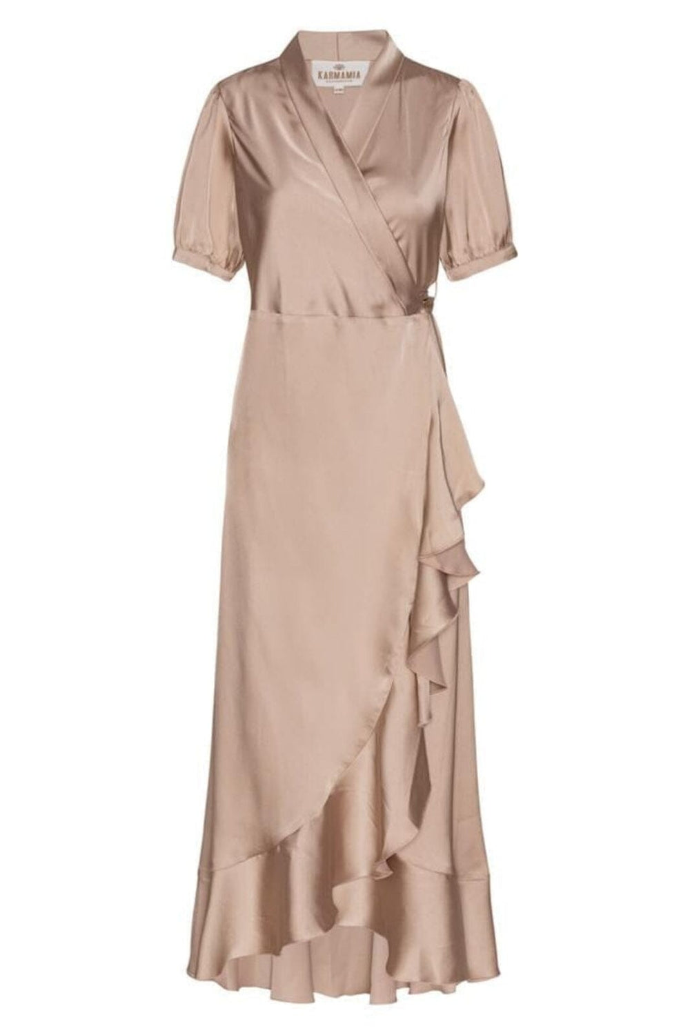 Forudbestilling - Karmamia - Iris Dress - Hammered Satin Blush Kjoler