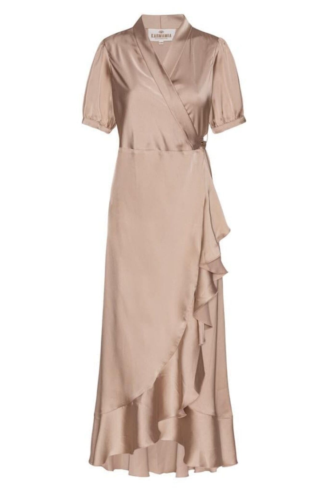Forudbestilling - Karmamia - Iris Dress - Hammered Satin Blush Kjoler