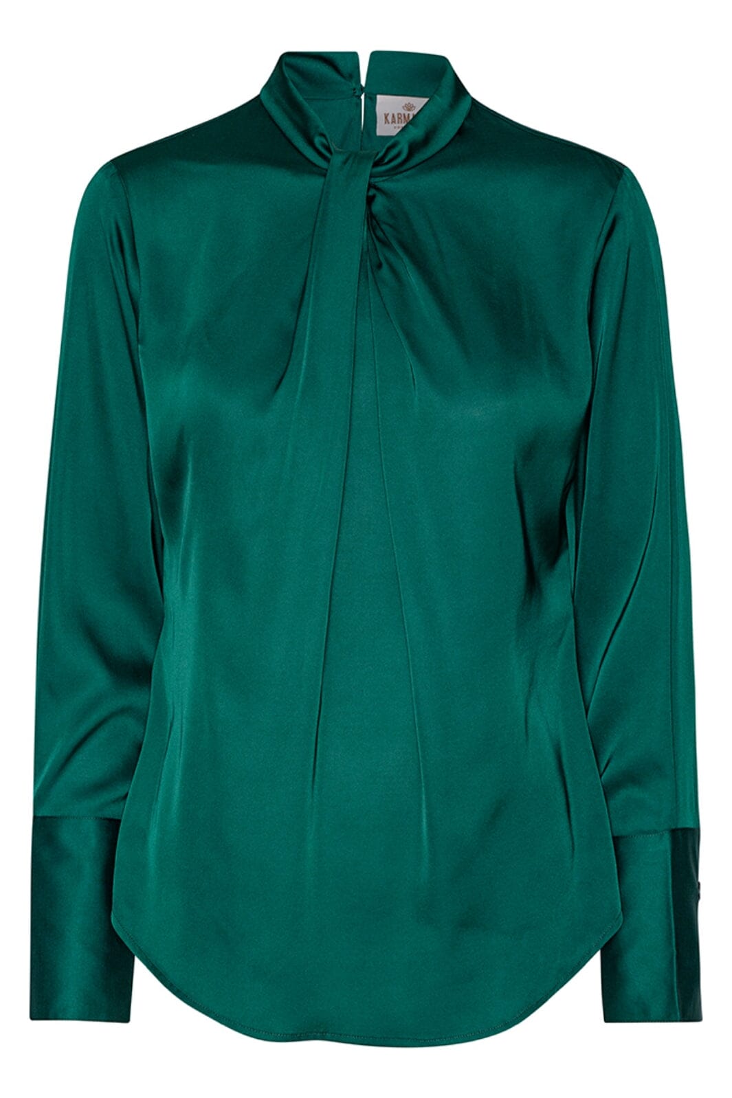 Forudbestilling - Karmamia - Tara Blouse - Dark Green Bluser