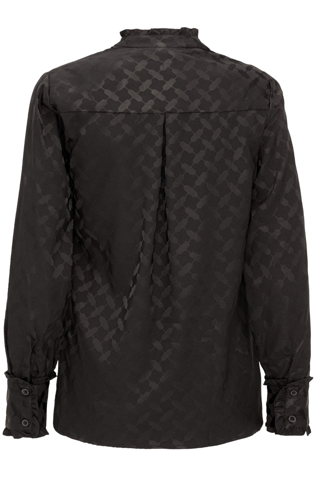 Forudbestilling - Karmamia - Trinity Shirt - Black Keffiyeh Jacquard (September) Skjorter