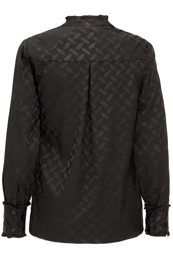 Forudbestilling - Karmamia - Trinity Shirt - Black Keffiyeh Jacquard (September) Skjorter