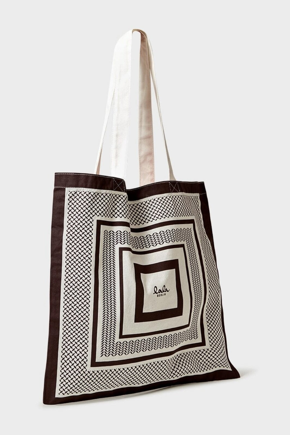 Lala Berlin - Tote Maja 10010372 - Heritage Stripe Brown