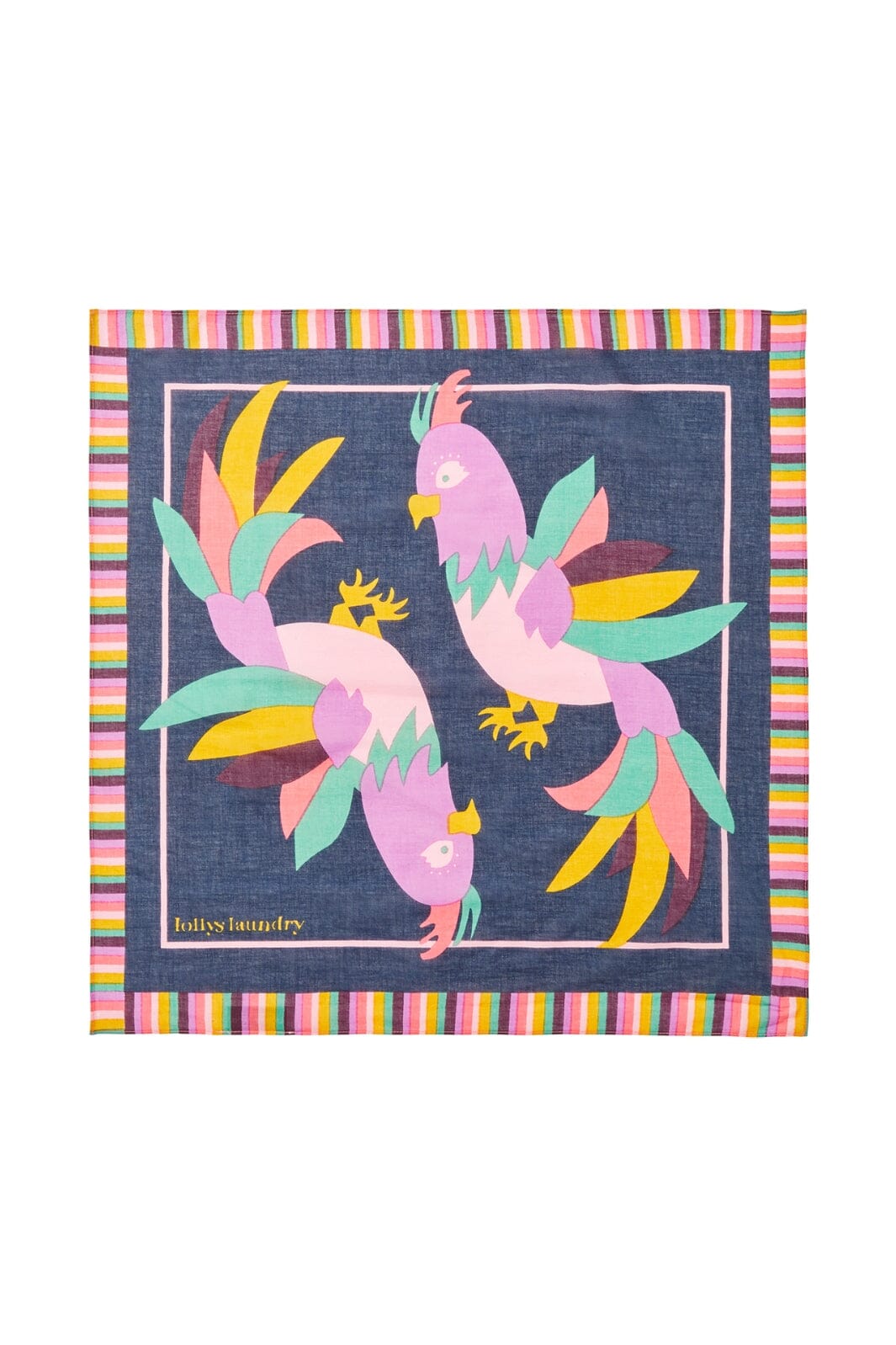 Forudbestilling - Lollys Laundry - Birdyll Scarf70047-00014 - 70 Multi Tørklæder