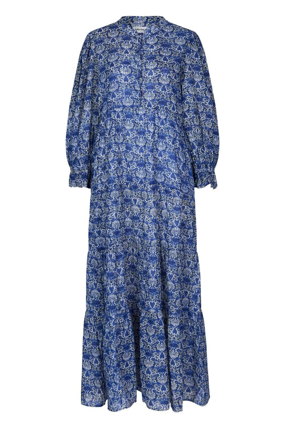 Lollys Laundry - Evelynll Maxi Dress Ls - 20 Blue Kjoler