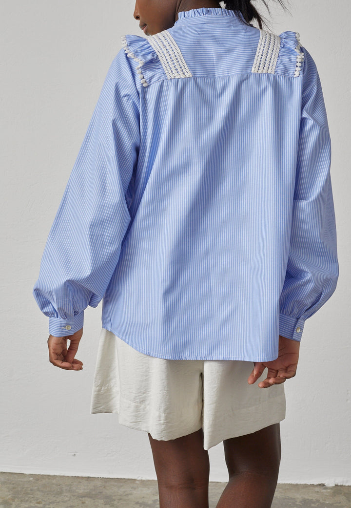 Forudbestilling - Love & Divine - Love1295 18516 - 832 - Blue/White Skjorter