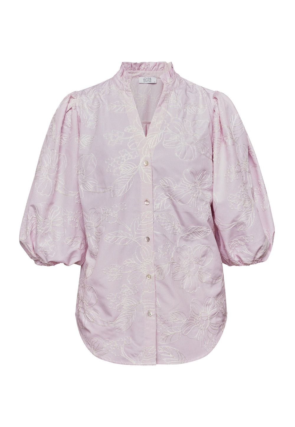 Forudbestilling - Love & Divine - Love456-5 18683 - 831 - Pink Stripe Skjorter