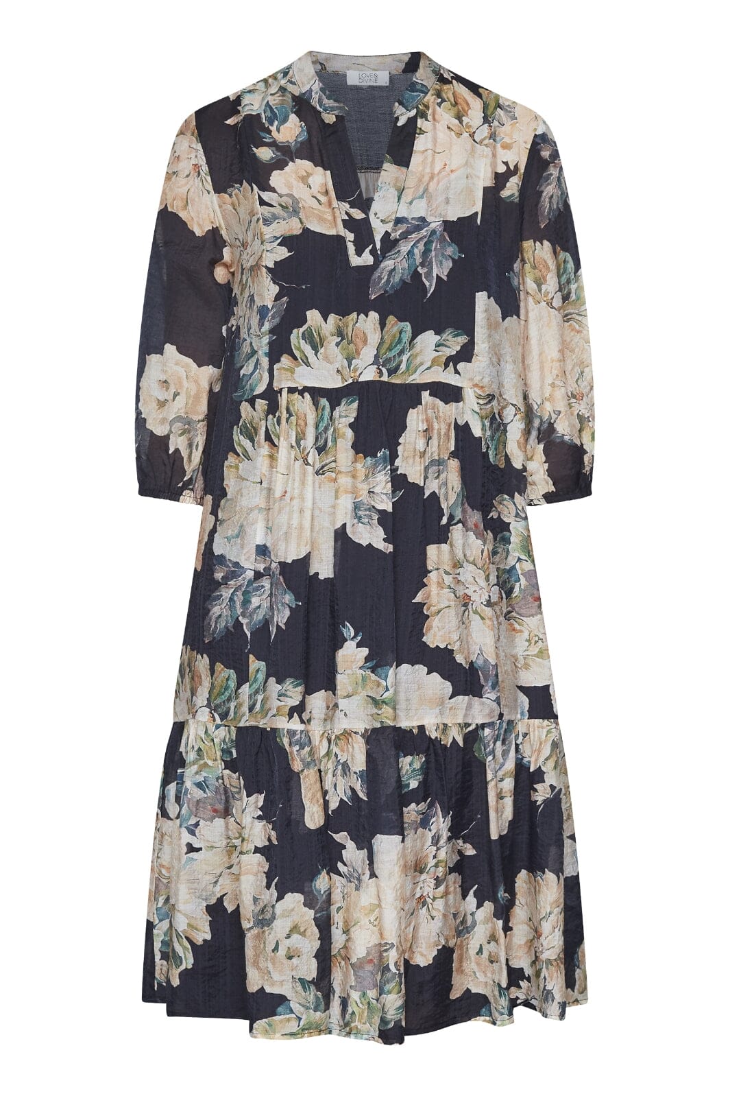 Love & Divine - Love958-9 19058 - 815 - Black/Flower