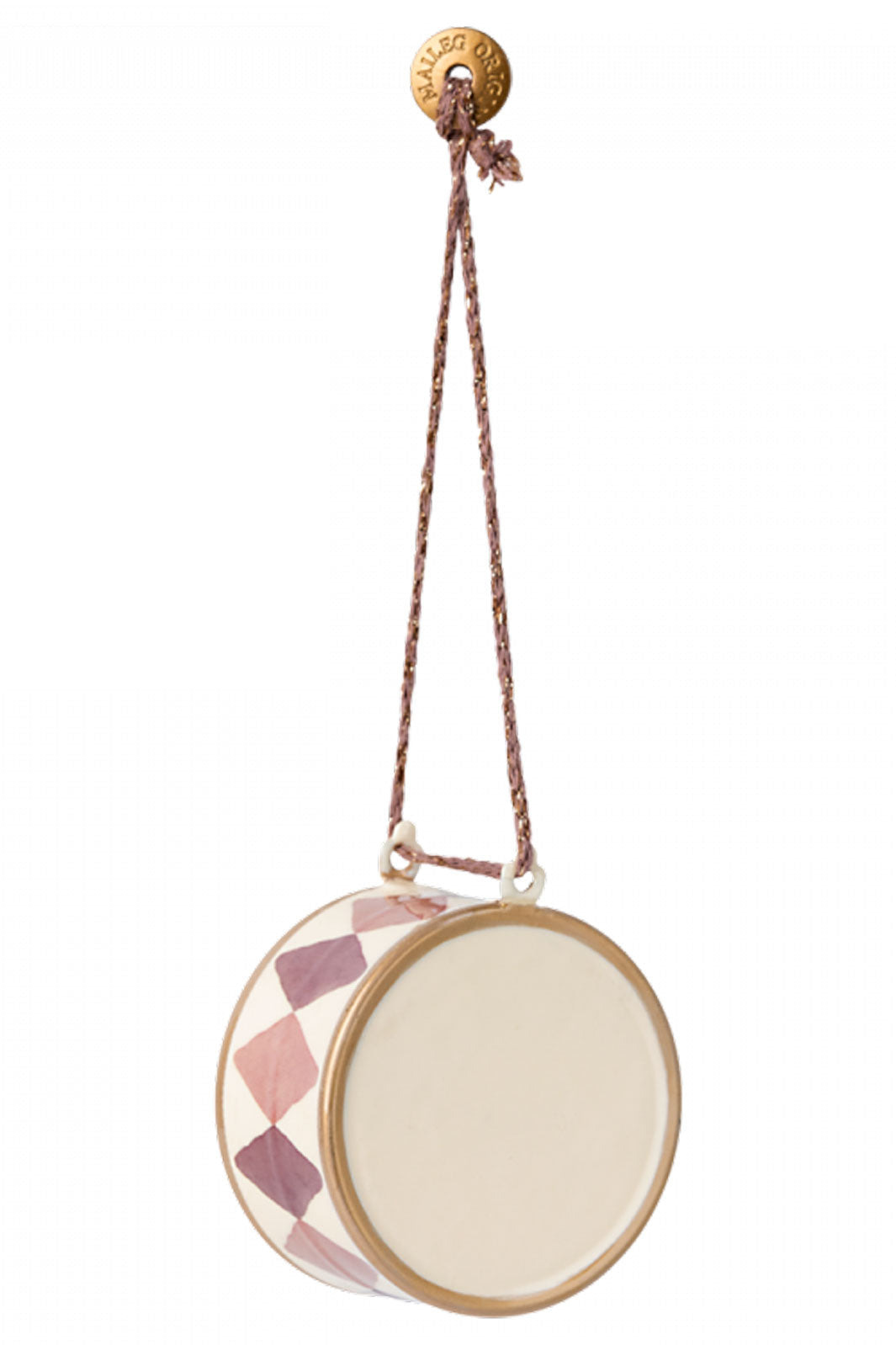 Forudbestilling - Maileg - Metal Ornament, Large Drum - Light Purple (2022-10-20) Jul