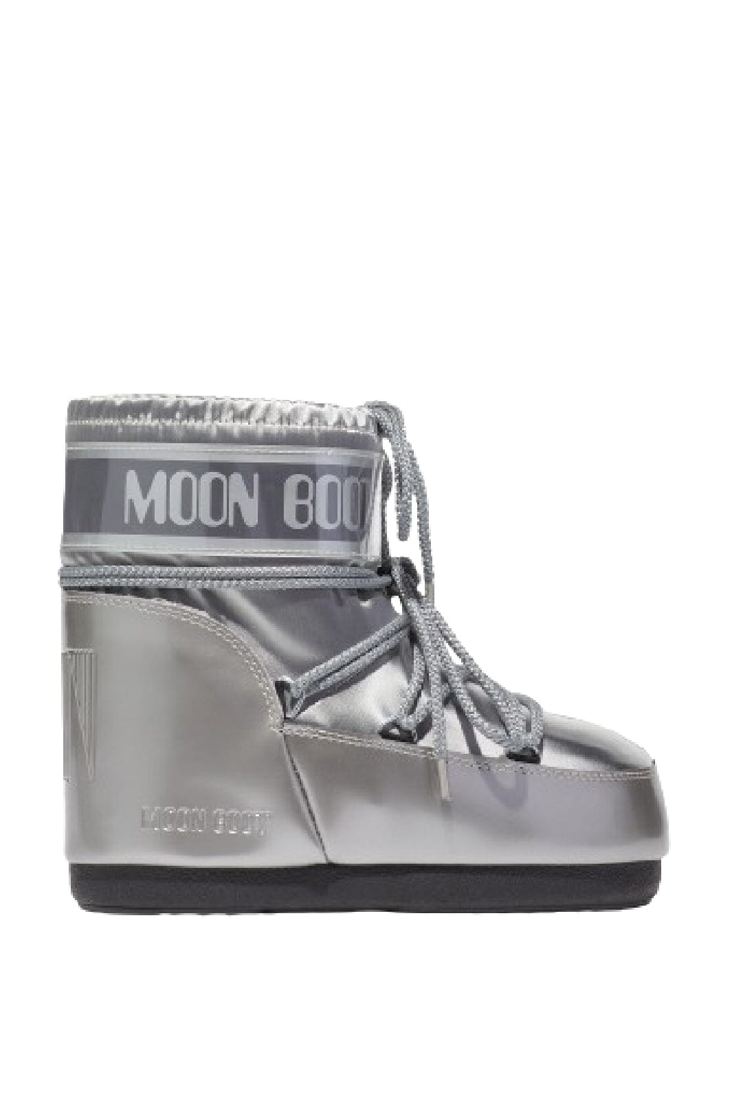 Forudbestilling - Moon Boot - Icon Low Glance Silver Satin - 002 Silver Støvler