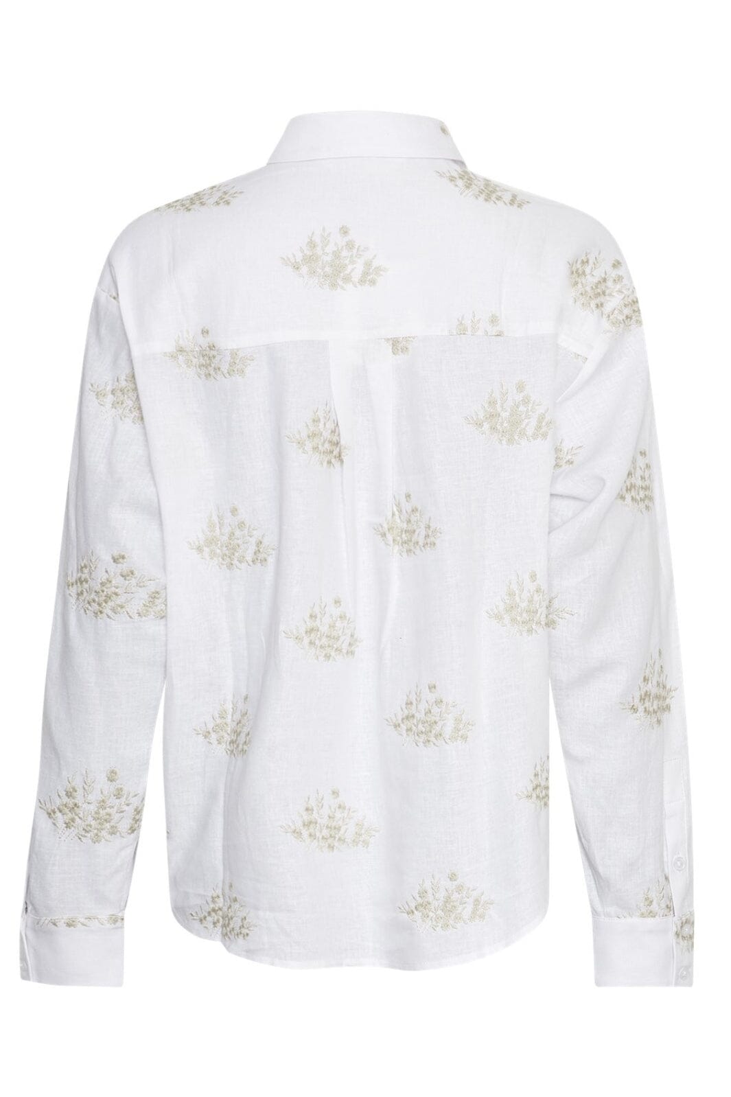 Moss Copenhagen - Mschryan Conella Shirt Emb 19421 - B Wht Peyot Flw