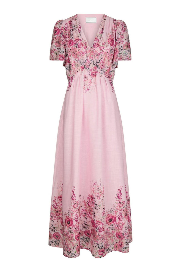 Neo Noir - Serna Flower Print Dress 166177 - 754 - Light Pink