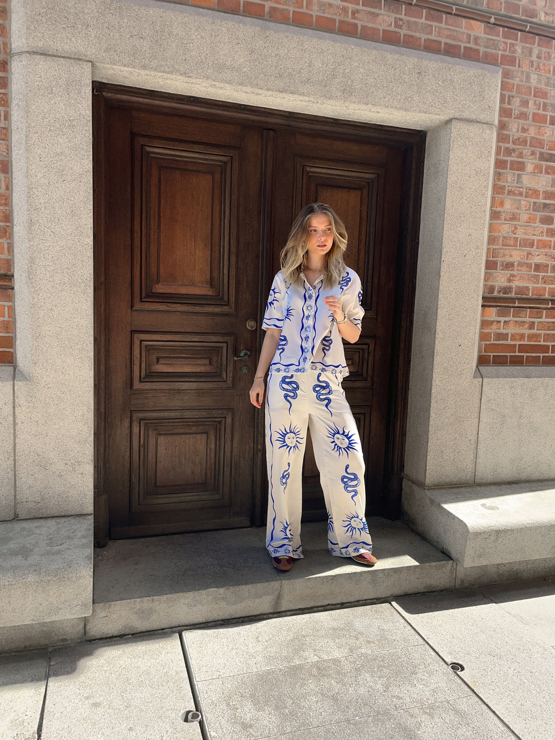 Forudbestilling - Noella - Kealy Shirt 13060001 - 1313 Chana Blue Print Skjorter