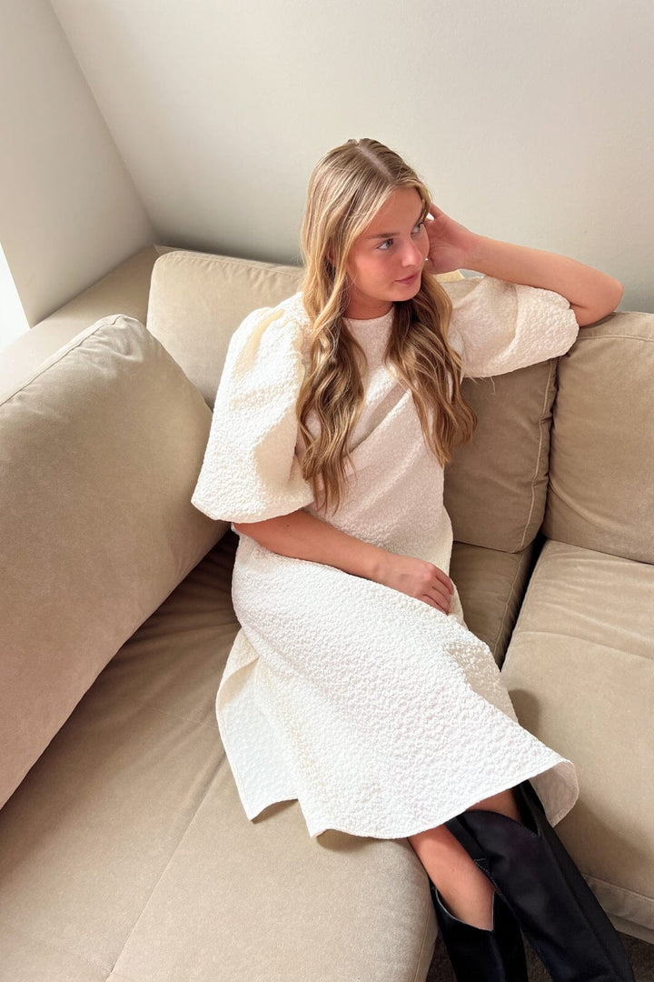 Forudbestilling - Noella - Reno Pastis Long Dress - Cream Kjoler