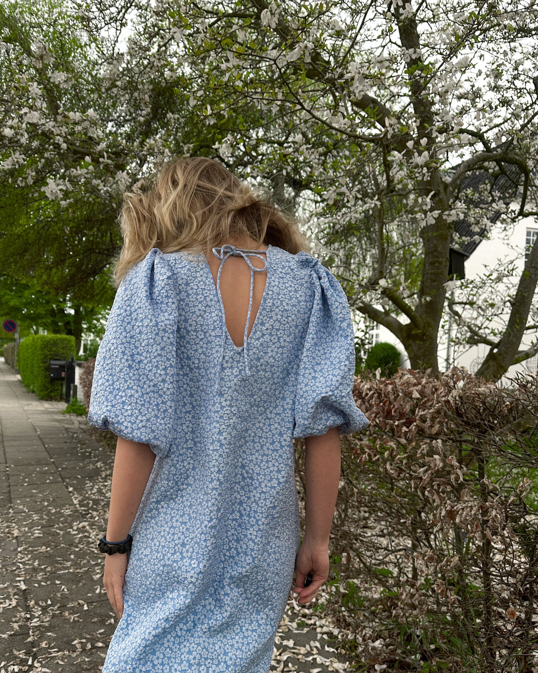 Forudbestilling - Noella - Reno Pastis Long Dress - Light Blue Kjoler