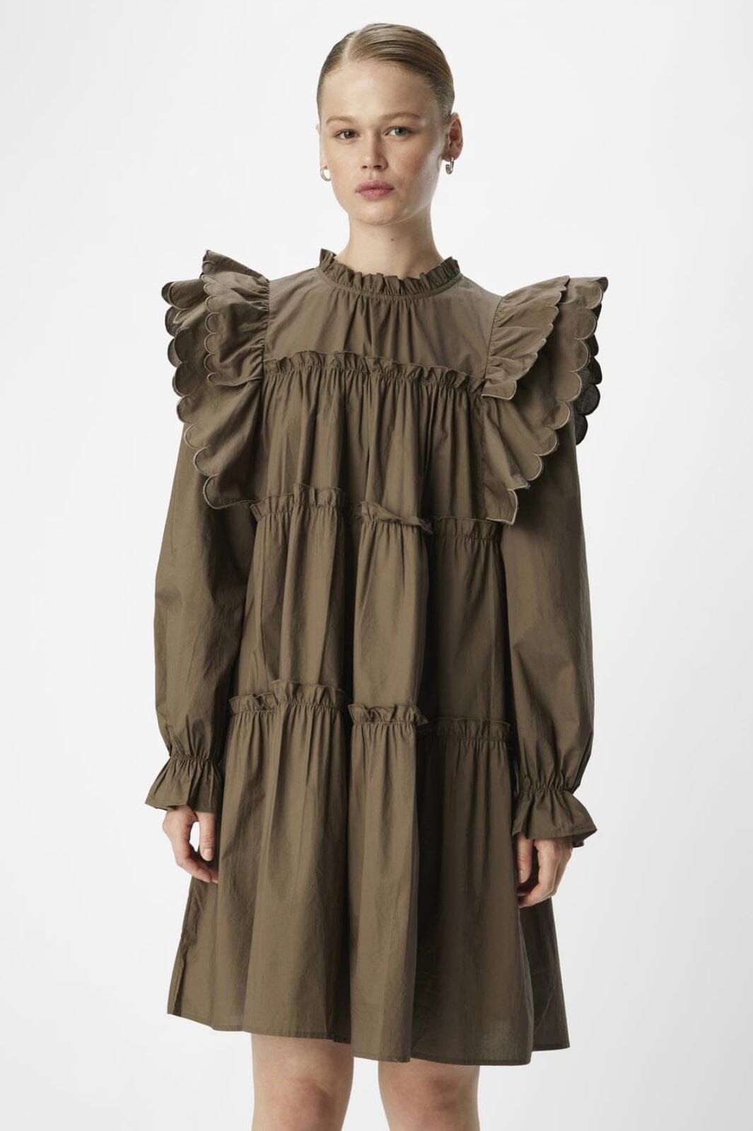 Forudbestilling - Object - Objhope L/S Short Dress - 4789765 Morel Kjoler