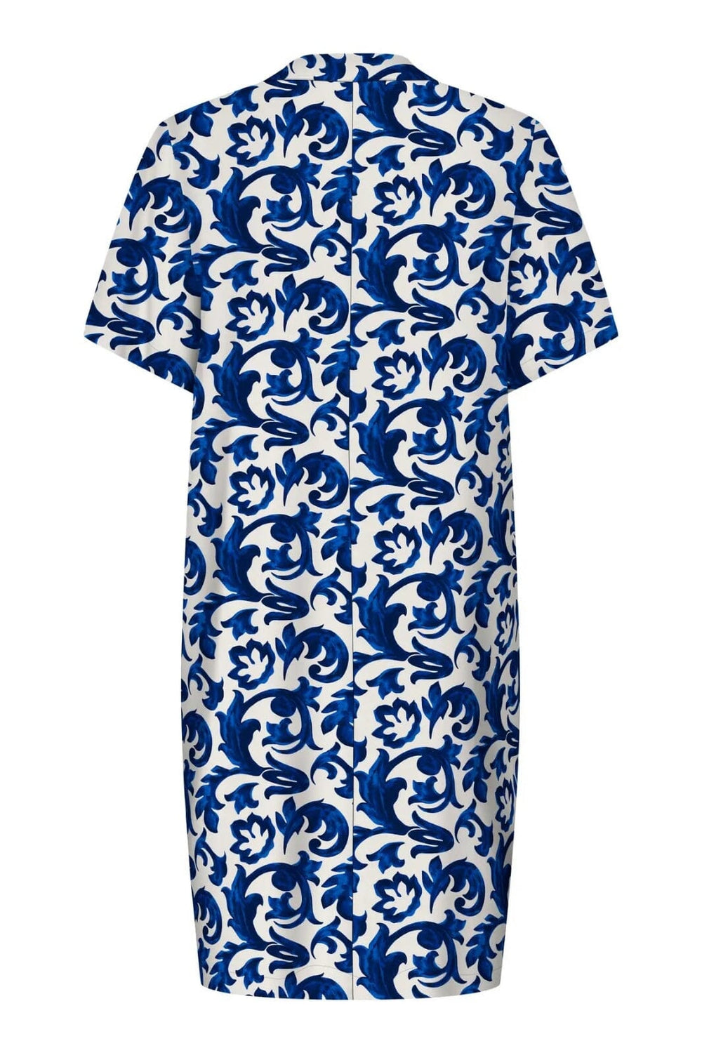 Forudbestilling - Only - Onlsusi Life Ss V-Neck Tunic Dress Wnn - 4881776 Beacon Blue Ornaments