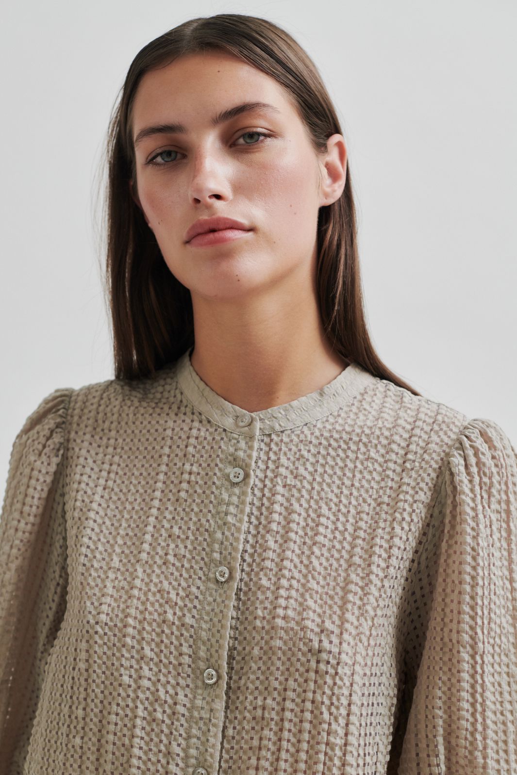 Forudbestilling - Second Female - Tascha Shirt 58402 - Pure Cashmere Bluser