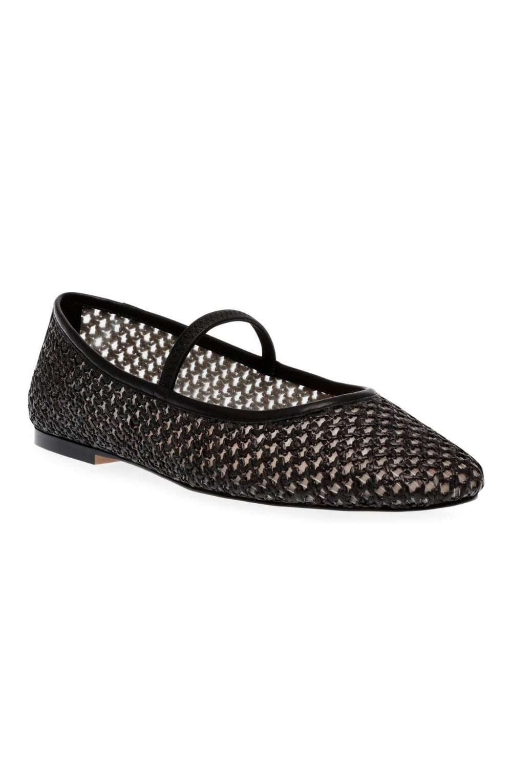 Steve Madden - Majorca Ballerina SM11003686 - 00S Blk Raffia Ballerinaer