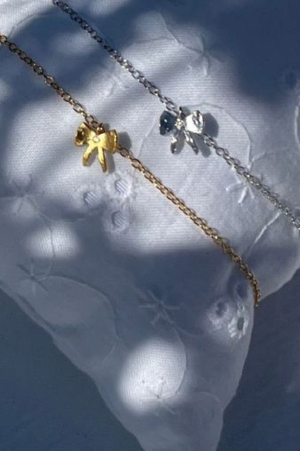 Forudbestilling - Stine A - Petit Bow With Stone Bracelet Silver - 3216-00 Armbånd