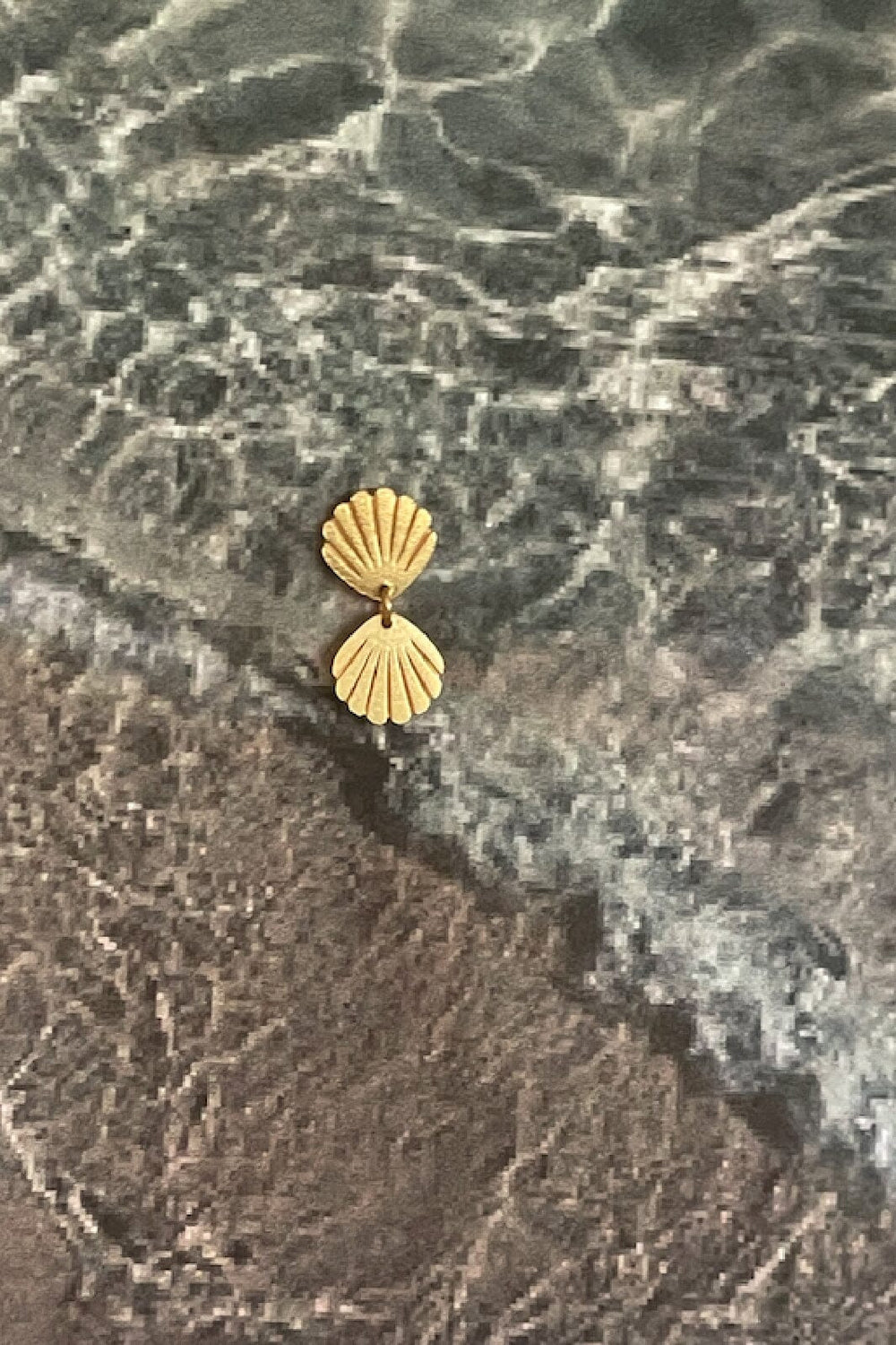 Forudbestilling - Stine A - Two Petit Shell Earring - 1318-02--S Øreringe