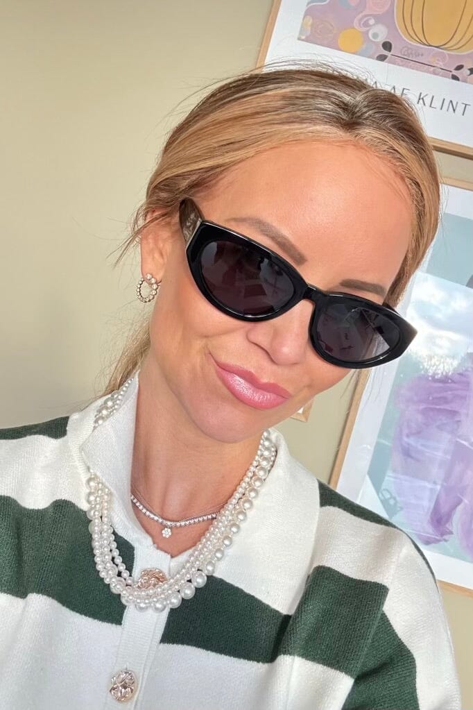 Forudbestilling - Valentin Studio - Audrey 1-002 - Black Grey Solbriller