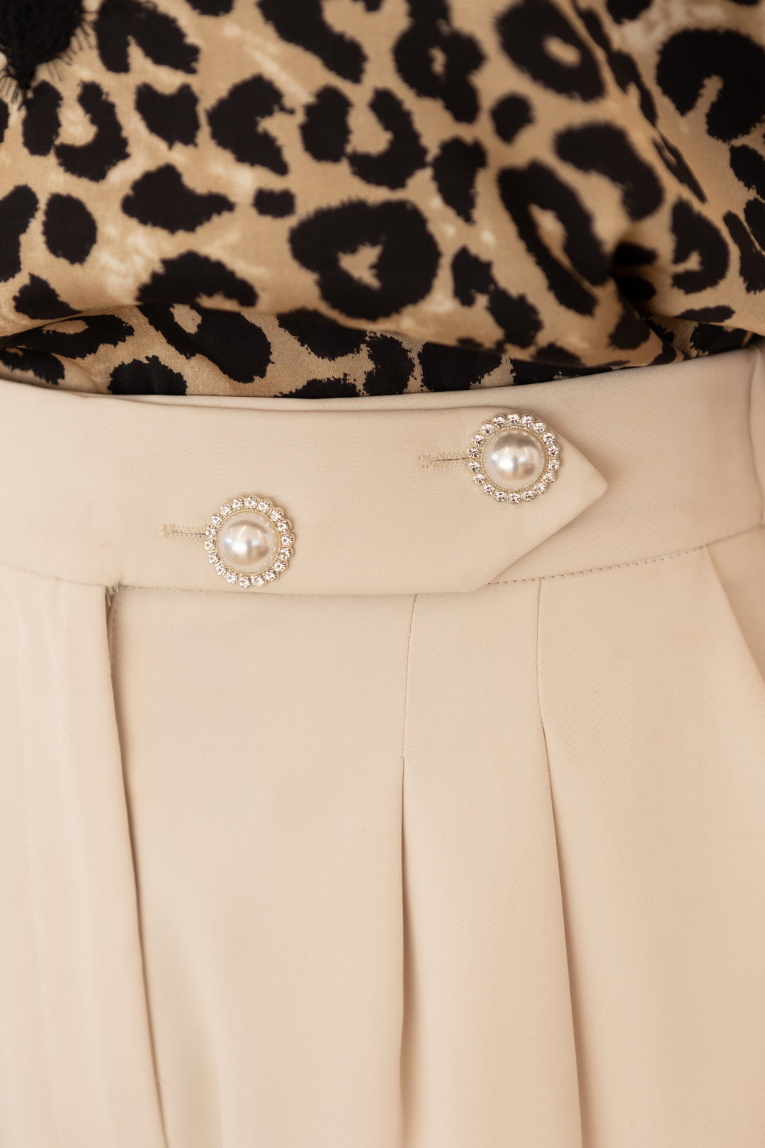 Forudbestilling - Valentin Studio - Josie Pants - Ivory Bukser