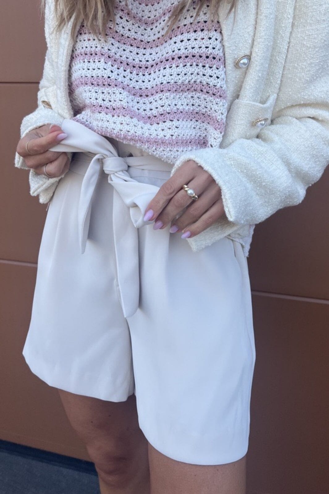 Forudbestilling - Valentin Studio - Pretty Shorts - Off White (Maj/Juni) Shorts