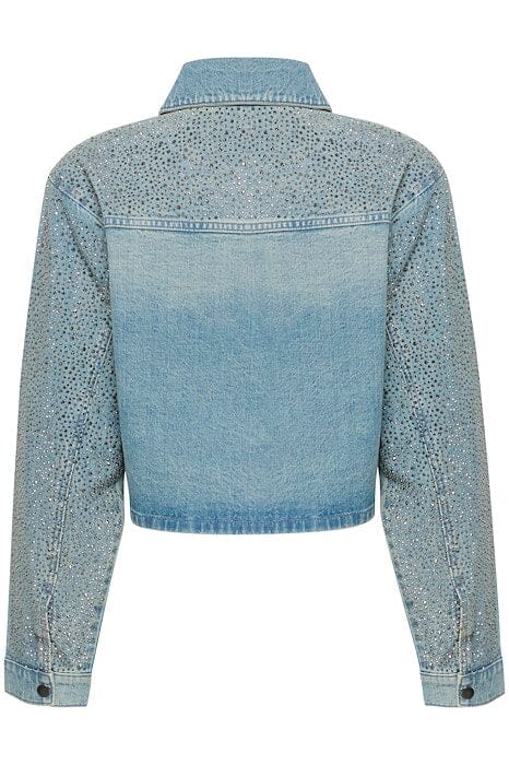 Gestuz - NadivaGZ jacket - Mid blue washed Jakker