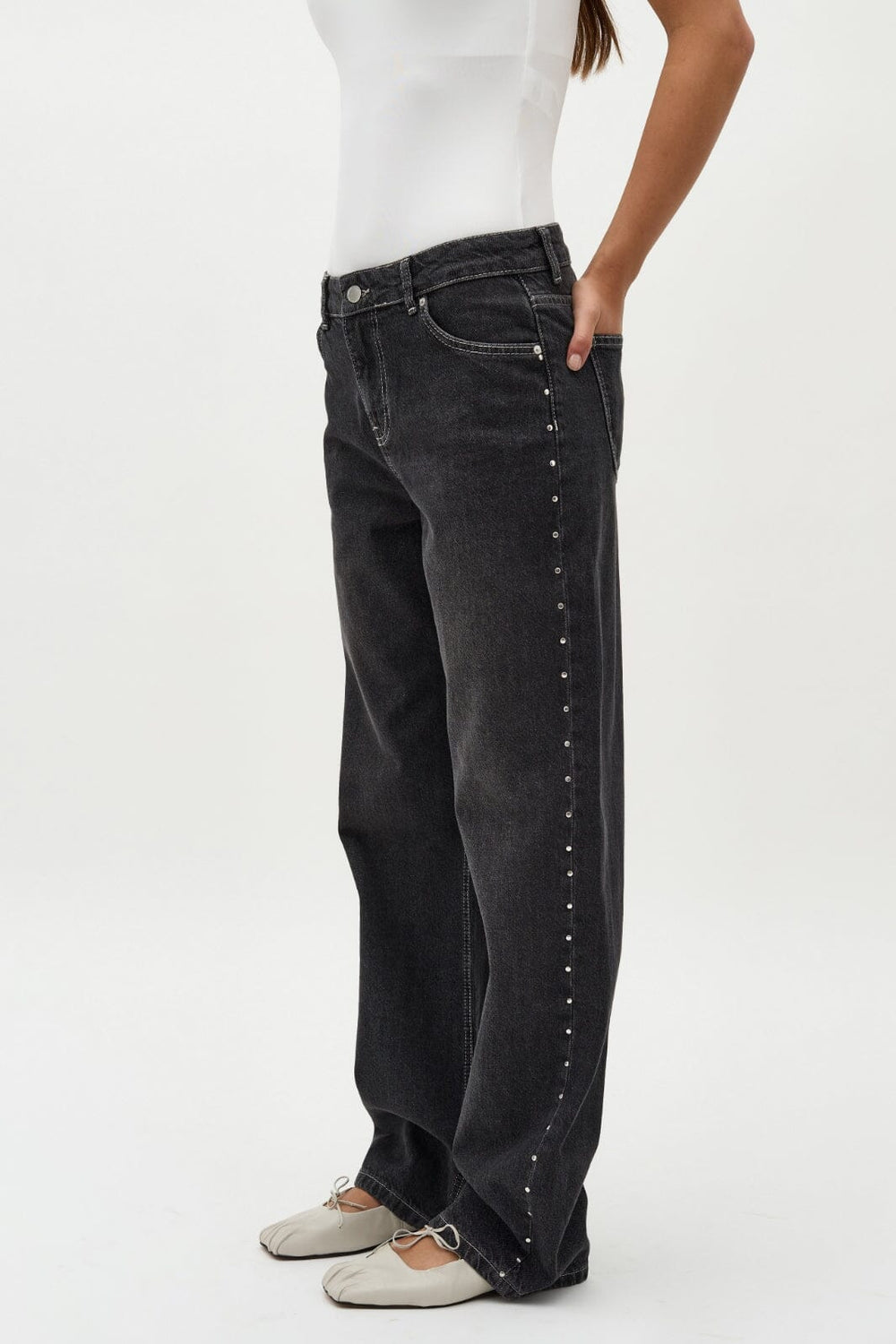 Global Funk - Tilly-G - N67 Vintage Grey Jeans