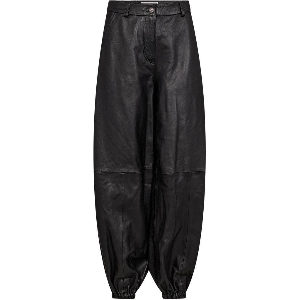 Haute L'Amitié - Jasmin Leather Harem Pant HL10541 - Black Bukser