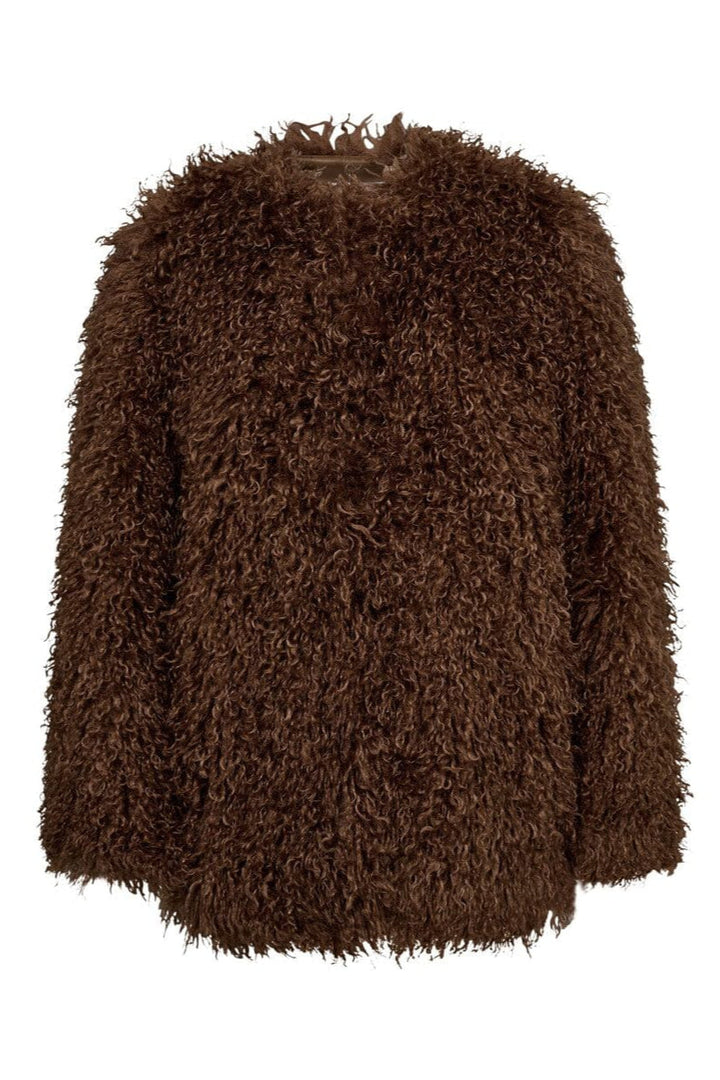 Haute L'Amitié - Tibet Fur Jacket HL10275 - Walnut