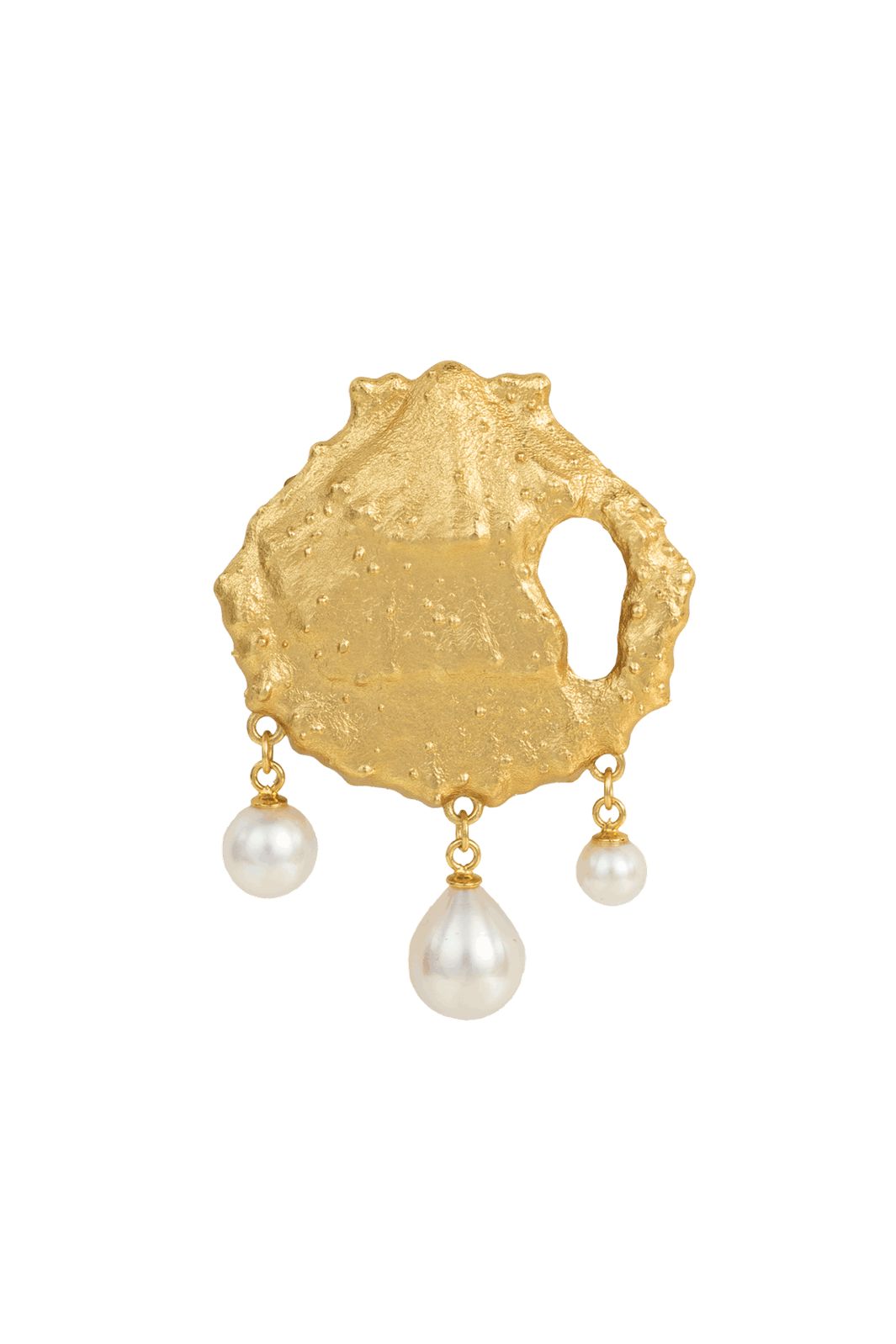 House Of Vincent - Shellsong Brooch VJ219-UOG - Gilded