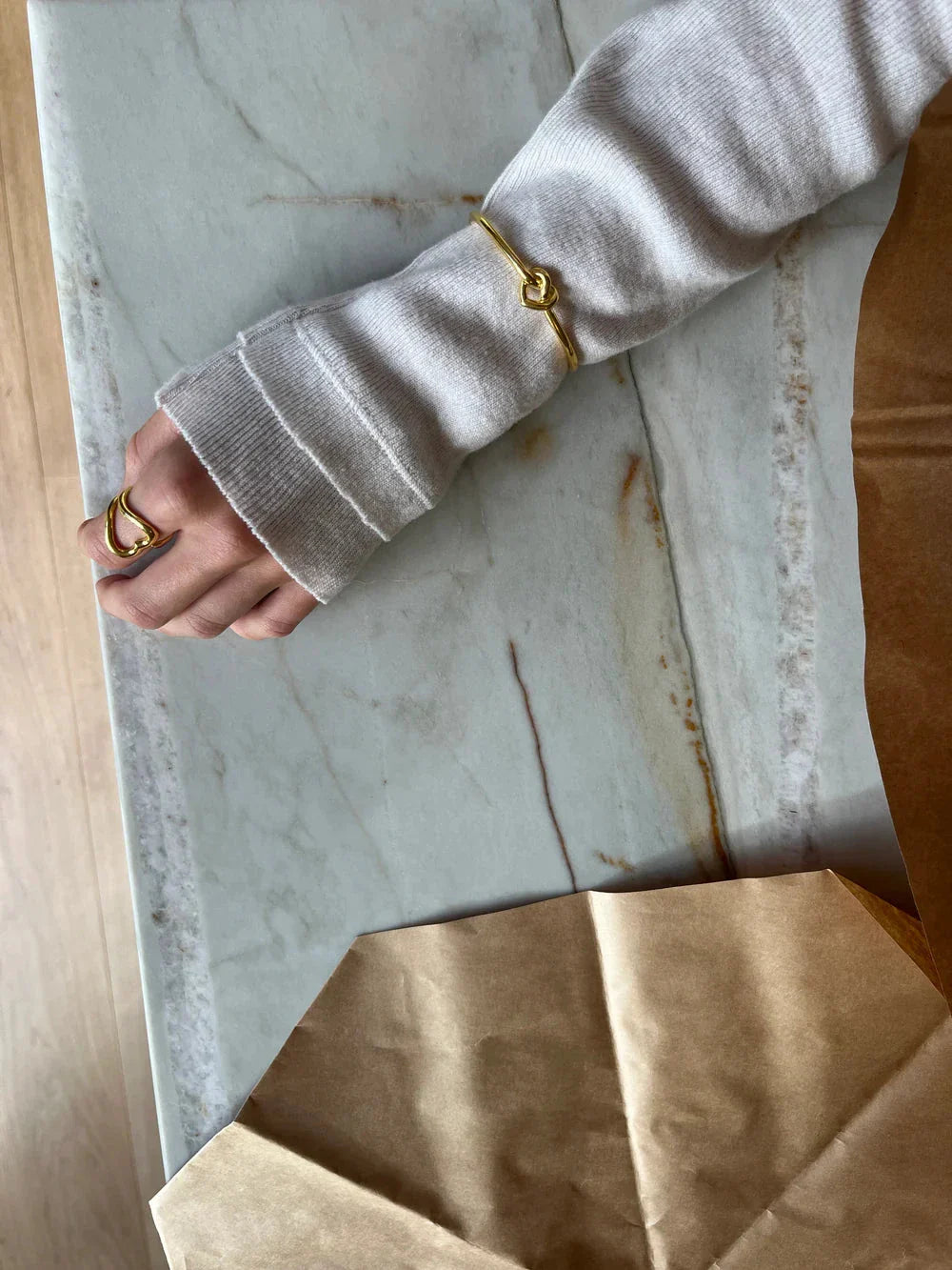 Jane Kønig - Open Heart Ring OHR-AW25-G_52 - Ring Ringe