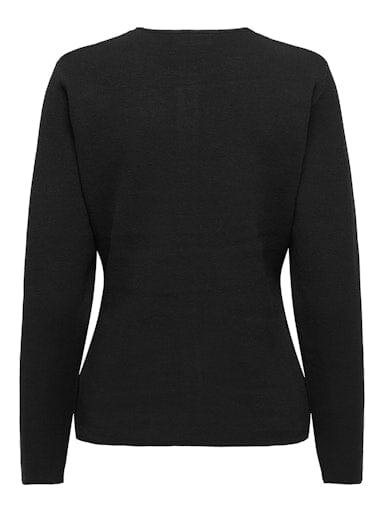 JDY - JDY - Jdyprime L/S Waist Button Cardigan Knt - 4930136 Black W Black Buttons - 4930136 Black W Black Buttons Cardigans