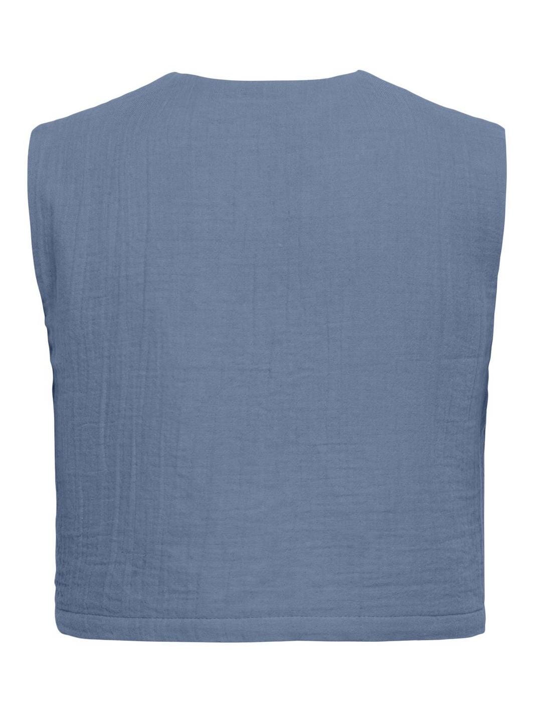 JDY - Jdymarley S/L Embroidery Vest - 4937516 Infinity