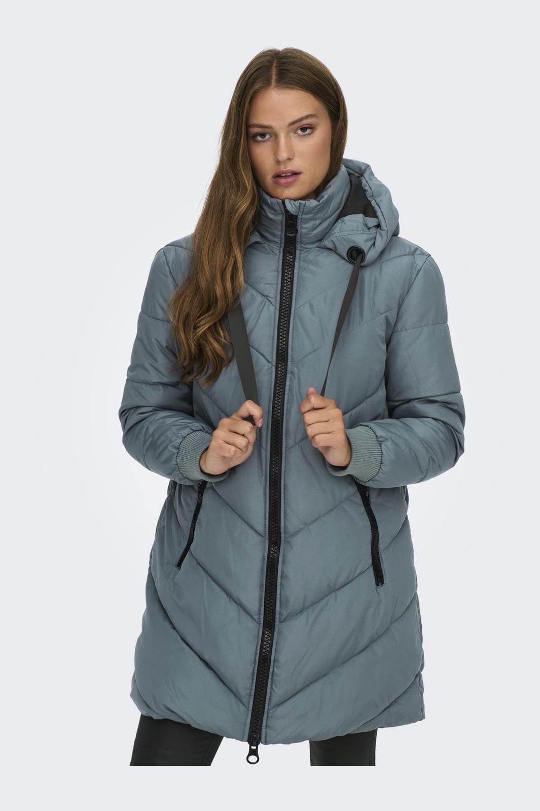 JDY - Jdyskylar Life Hood Jacket - 4050095 Stormy Weather Black