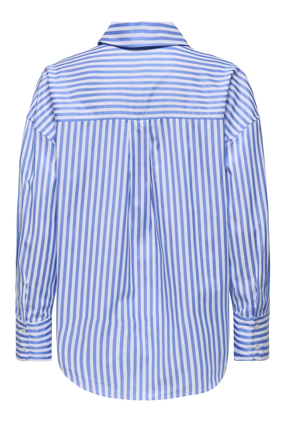 JDY - Jdyvesper L/S Loose Shirt - 4658100 Cloud Dancer Cornflower Blue Skjorter