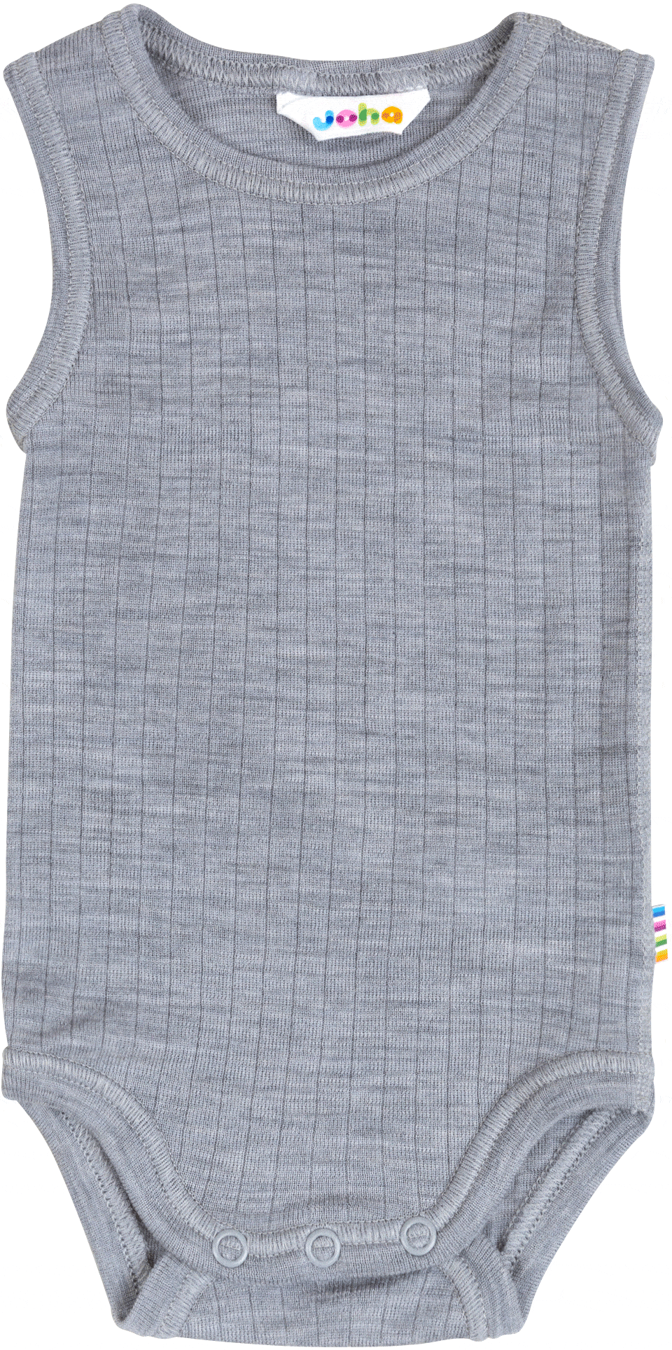 Joha - Body without sleeves - Light Grey Melange - Uld Bodystockings