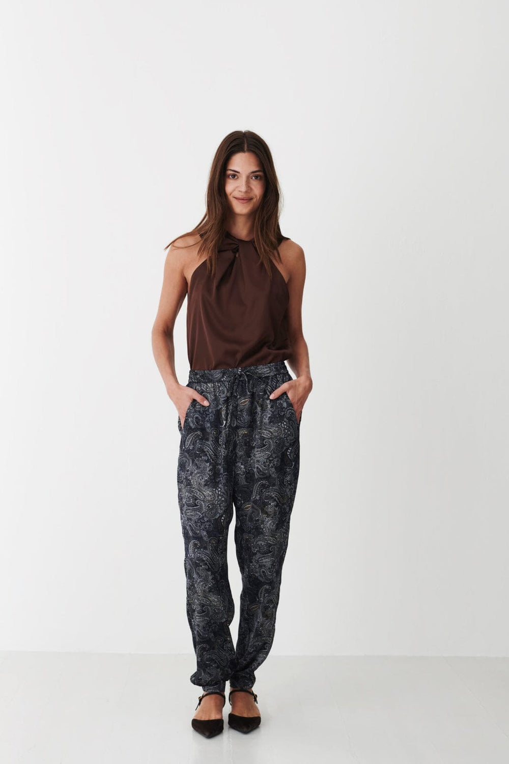 Karmamia - Cora Pants 2234 - Gaia Paisley Bukser