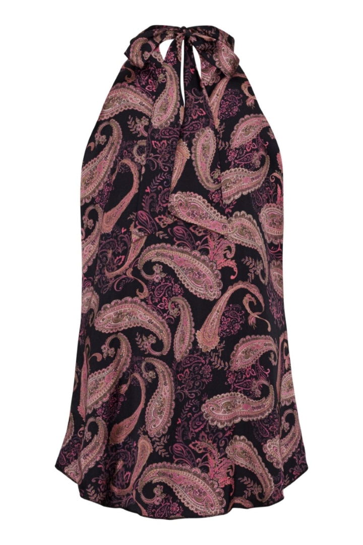 Karmamia - Eloise Top - Black Poppy Toppe